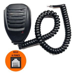 Micrófono liviano para Yaesu RJ12 FT1500 etc