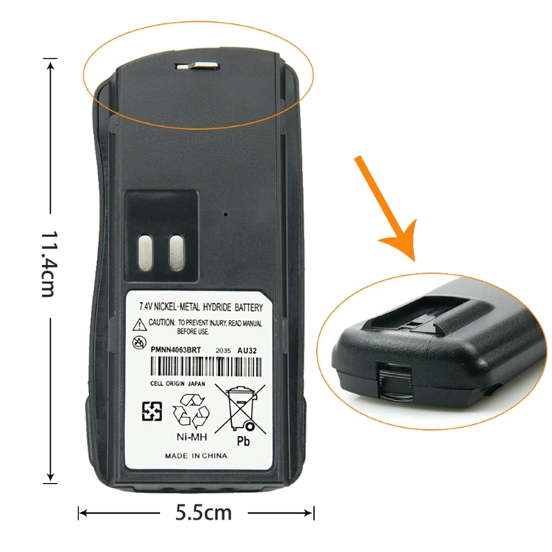 Imagen 7 de Batería Motorola para PRO2150 PMNN4063