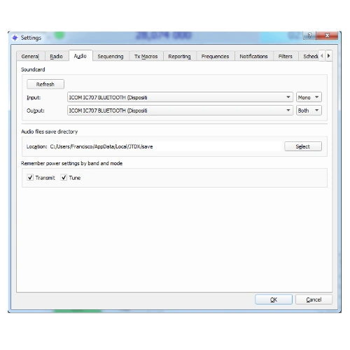 Interfaz Bluetooth para Digimodos, vista lateral